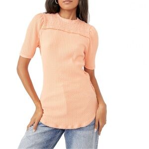 Free People Care Red Delicious T-Shirt